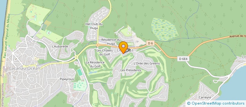 localisation de l'entreprise 380 371 815 à LACANAU