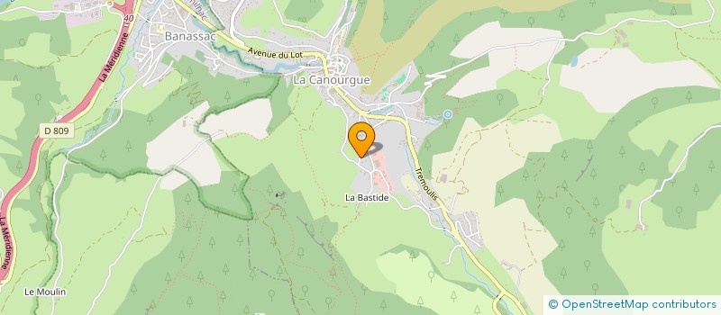 localisation de l'entreprise 380 390 120   LA CANOURGUE