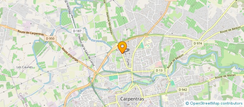 localisation de l'entreprise 380 392 993  à CARPENTRAS