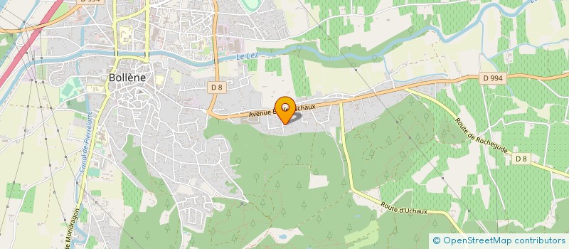 localisation de l'entreprise 380 452 854   BOLLENE