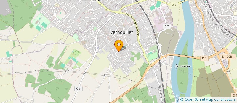localisation de l'entreprise 380 461 061 à VERNOUILLET