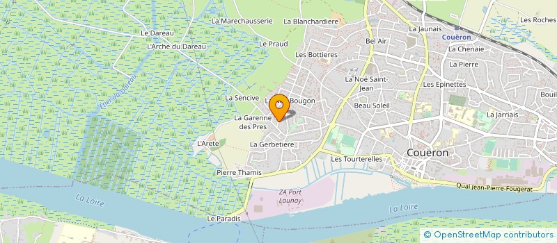 localisation de l'entreprise 380 736 728  à COUERON