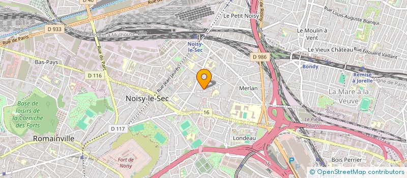 localisation de l'entreprise 380 795 229  à NOISY-LE-SEC