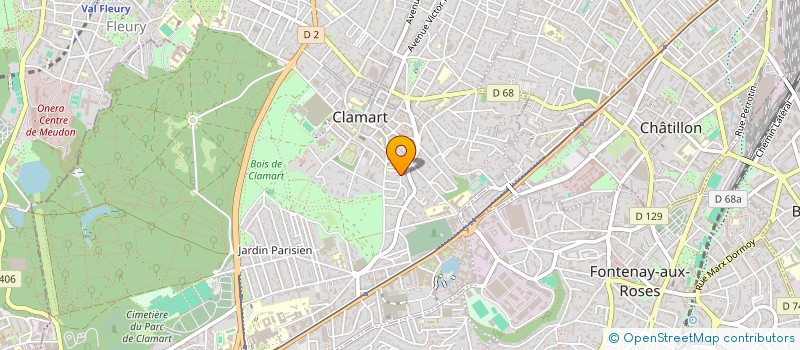 localisation de l'entreprise 380 885 517 à CLAMART