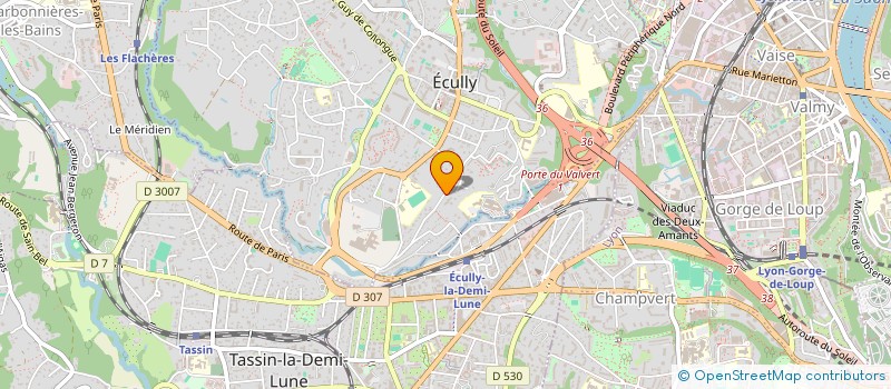 localisation de l'entreprise 380 901 025   ECULLY