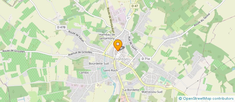 localisation de l'entreprise 380 995 696   FRONTON