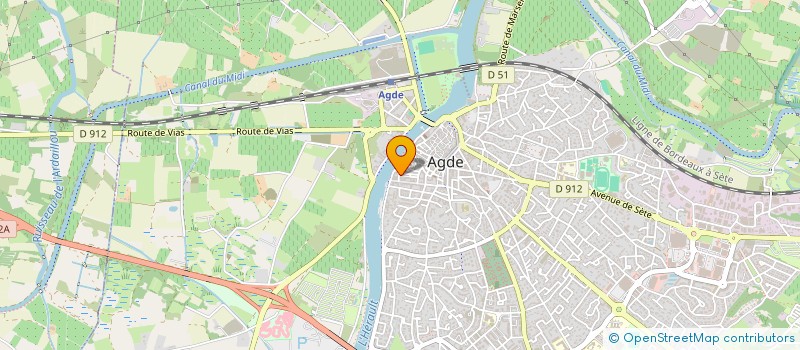 localisation de l'entreprise 381 132 851   AGDE