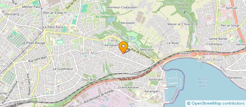 localisation de l'entreprise 381 236 694  à BREST