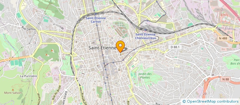 localisation de l'entreprise 381 251 453 à SAINT-ETIENNE