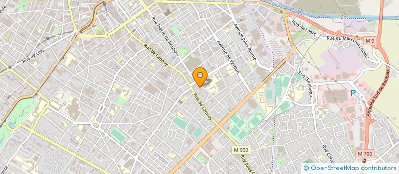 localisation de l'entreprise 381 271 345   ROUBAIX