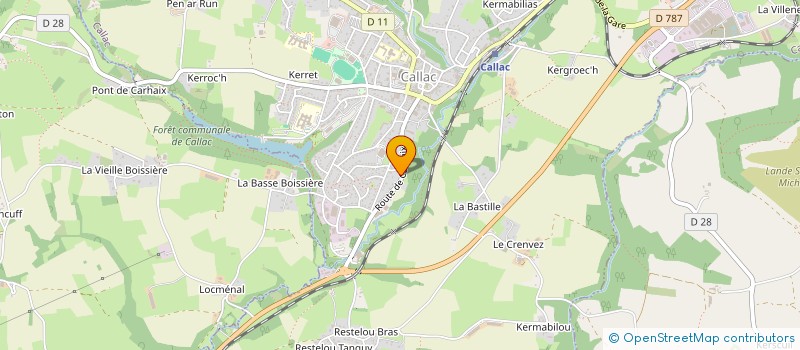 localisation de l'entreprise 381 398 882   CALLAC