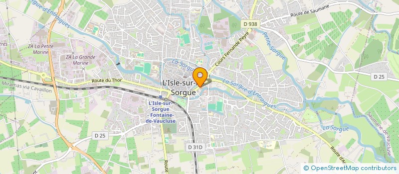 localisation de l'entreprise 381 609 619   L ISLE SUR LA SORGUE