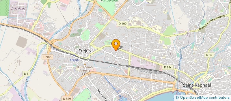 localisation de l'entreprise 381 622 760 à FREJUS