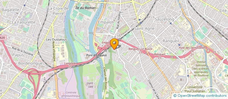localisation de l'entreprise 381 686 799 à TOULOUSE