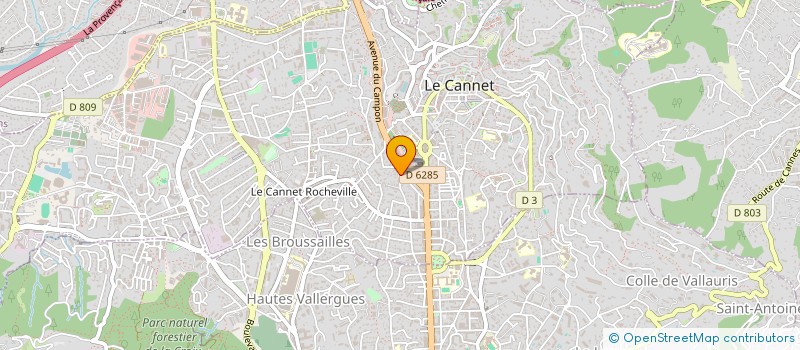 localisation de l'entreprise 381 868 892  à LE CANNET