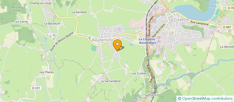 localisation de l'entreprise 381 906 783   BAUDEMONT