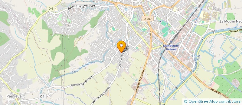 localisation de l'entreprise 381 915 479   MANOSQUE