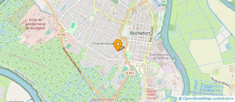 localisation de l'entreprise 381 957 505   ROCHEFORT