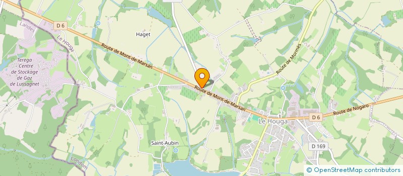 localisation de l'entreprise 382 035 780   LE HOUGA