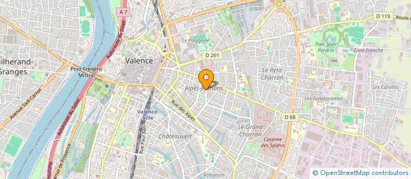 localisation de l'entreprise 382 071 900   VALENCE