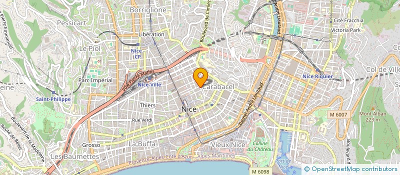 localisation de l'entreprise 382 075 620 à NICE