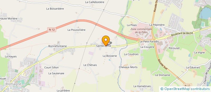 localisation de l'entreprise 382 080 596 à ROMAGNE