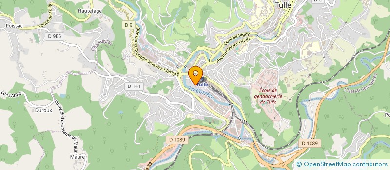 localisation de l'entreprise 382 092 146   TULLE