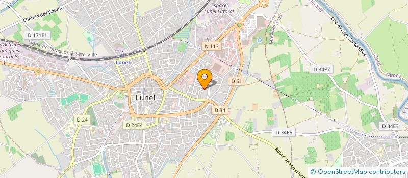 localisation de l'entreprise 382 392 801   LUNEL