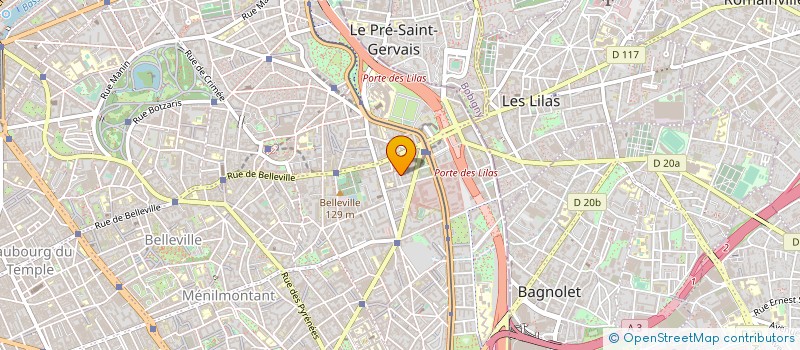 localisation de l'entreprise 382 465 573   PARIS