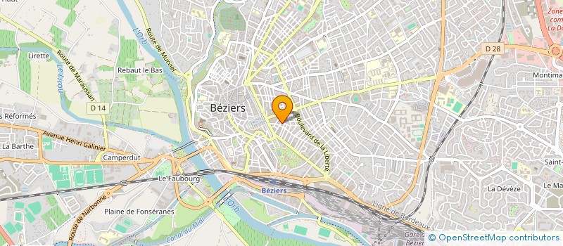 localisation de l'entreprise 382 518 249   BEZIERS