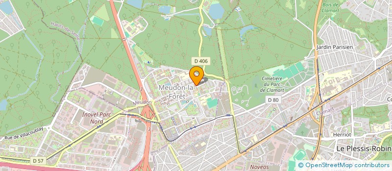 localisation de l'entreprise 382 554 731   MEUDON