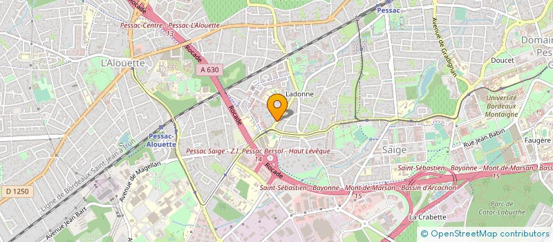 localisation de l'entreprise 382 685 428   PESSAC