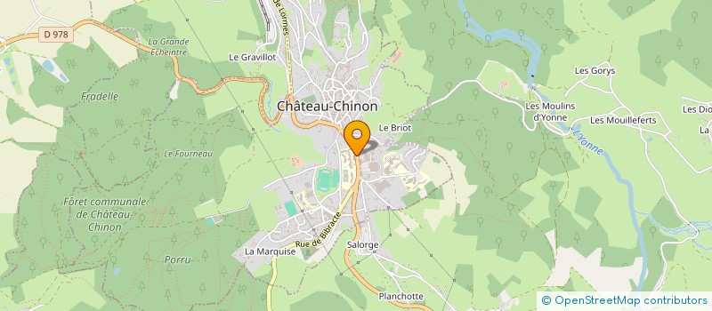 localisation de l'entreprise 382 916 609   AUTUN