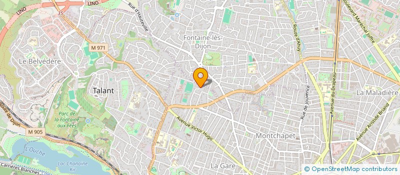 localisation de l'entreprise 382 934 982 à DIJON