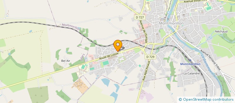 localisation de l'entreprise 382 966 521   MONTMORILLON