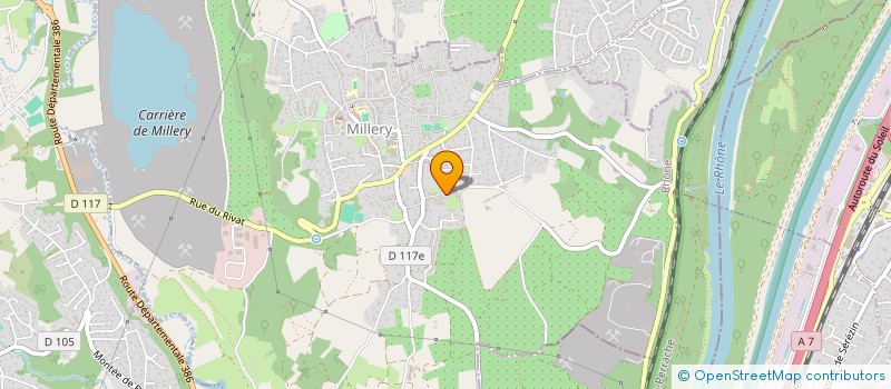 localisation de l'entreprise 382 - TROIS CENT QUATRE VINGT DEUX  MILLERY