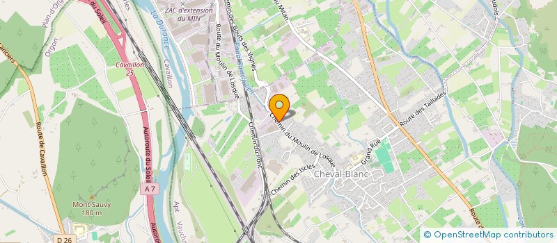 localisation de l'entreprise 383 010 576   CHEVAL-BLANC