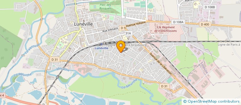 localisation de l'entreprise 383 112 679   LUNEVILLE