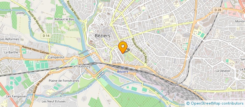 localisation de l'entreprise 383 231 149 à BEZIERS