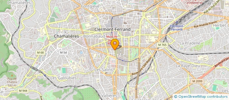 localisation de l'entreprise 383 253 549   CLERMONT-FERRAND