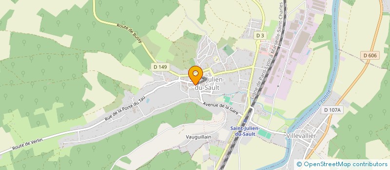 localisation de l'entreprise 383 354 347   SAINT-JULIEN-DU-SAULT