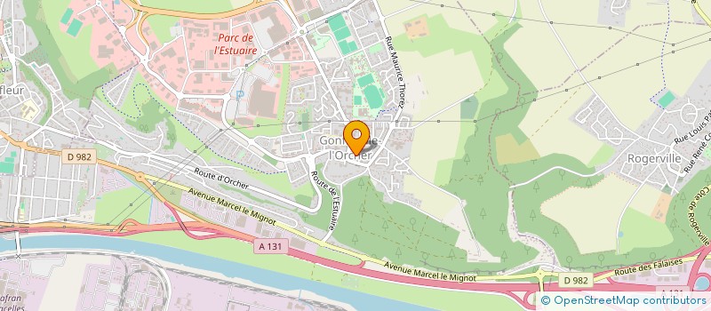 localisation de l'entreprise 383 390 747 à GONFREVILLE-L'ORCHER