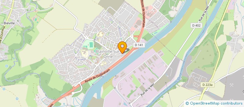 localisation de l'entreprise 383 461 720   BLAINVILLE-SUR-ORNE