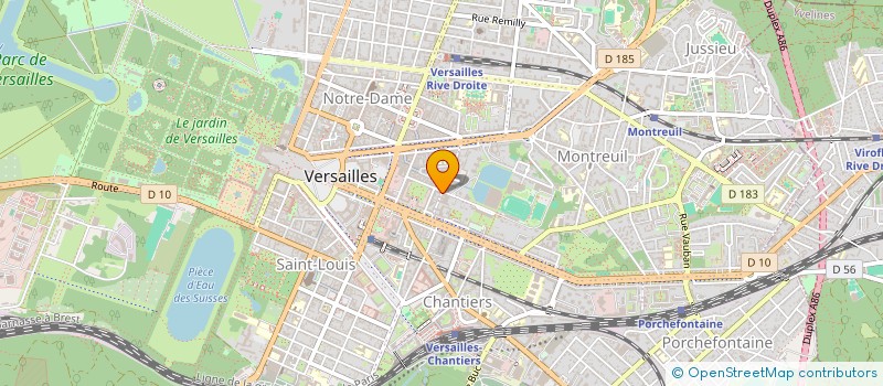 localisation de l'entreprise 383 544 749  à VERSAILLES