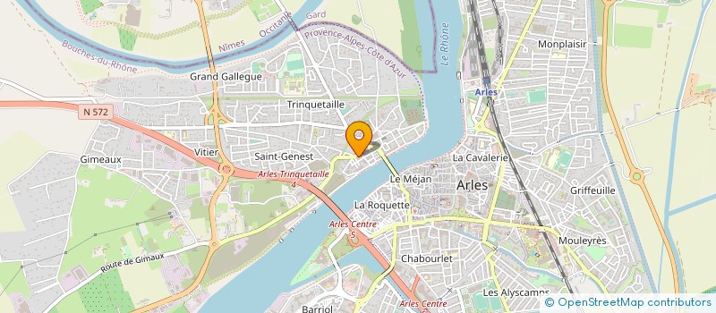 localisation de l'entreprise 383 597 077 à ARLES