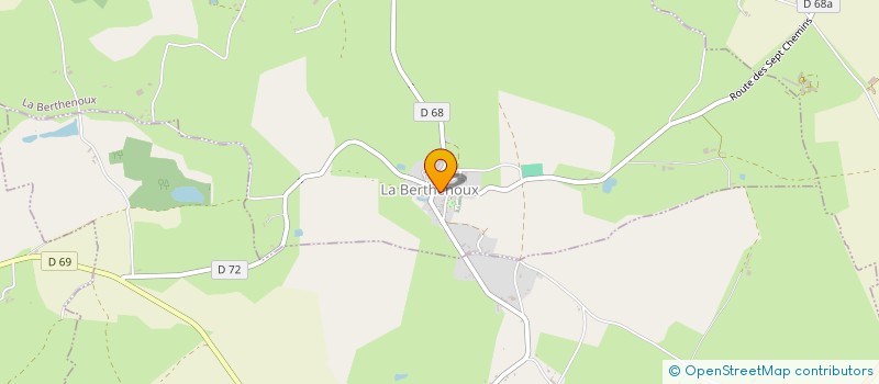 localisation de l'entreprise 383 688 603 à LA BERTHENOUX