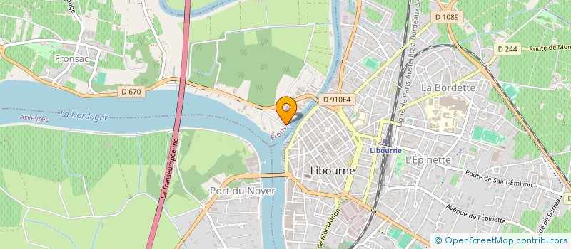 localisation de l'entreprise 383 729 621   LIBOURNE