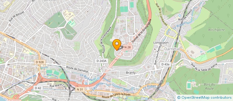 localisation de l'entreprise 383 749 744  à ROUEN