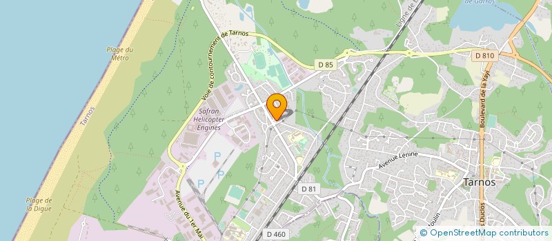 localisation de l'entreprise 383 754 736   TARNOS