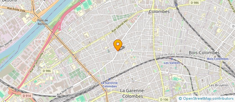 localisation de l'entreprise 383 763 778 à COLOMBES